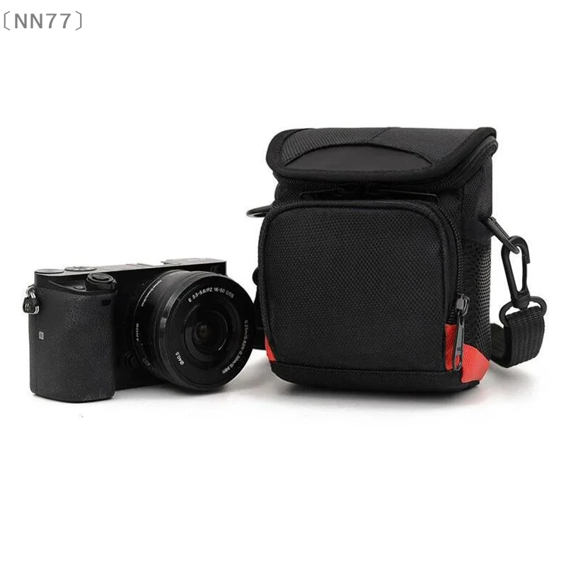 〔NN77〕New Simplicity Waterproof SLR Camera Bag Nylon Digital Shoulder Bag Mini Black Photographer Backpack Micro Camera〔W7〕