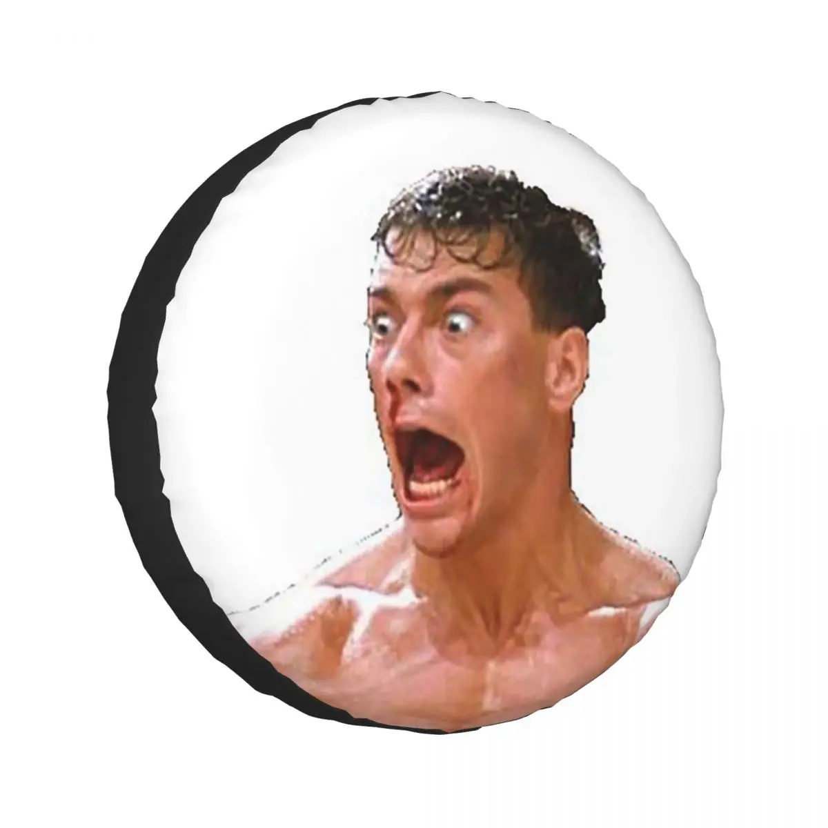 

Изготовленный на заказ чехол для запасного колеса Jean Claude Van Damme для Jeep SUV RV 4WD, 4x4, защитные чехлы для колес 14 дюймов, 15 дюймов, 16 дюймов, 17 дюймов