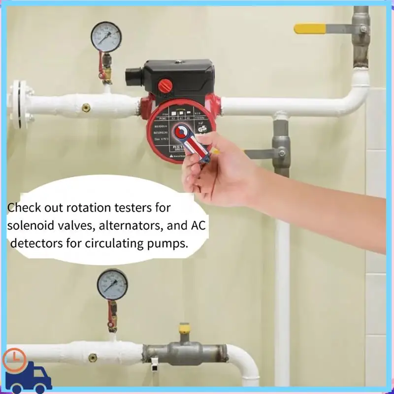 Latest Heating Circulation Pump Rotation Tester And AC Detector Oil Burner Solenoid Valve Detects