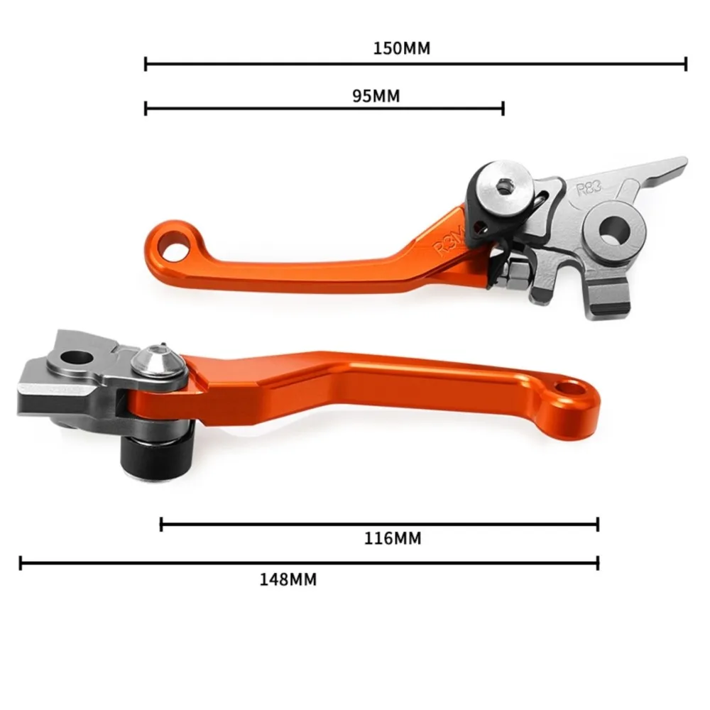 FOR 250EXCF 250 EXC-F 2006 2007 2008 2009 2010 2011 2012 2013 Motocross Pivot Dirt Bike Brake Clutch Levers Handle Lever