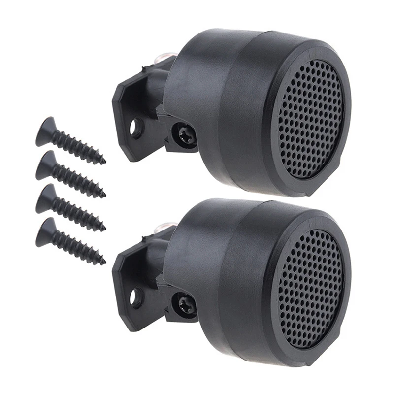 2pcs TP-006A 500W Mini Dome Tweeter Loudspeaker 12V DC High Frequency Car Audio Treble Speakers Automobiles Accessories Black