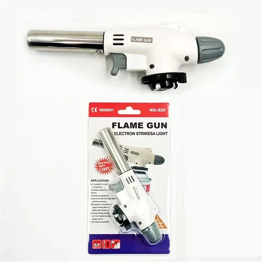 Card Burner Outdoor Barbecue Kitchen Baking Igniter Flame Gun Ceramic Core Spray Gun Small Welding Torch