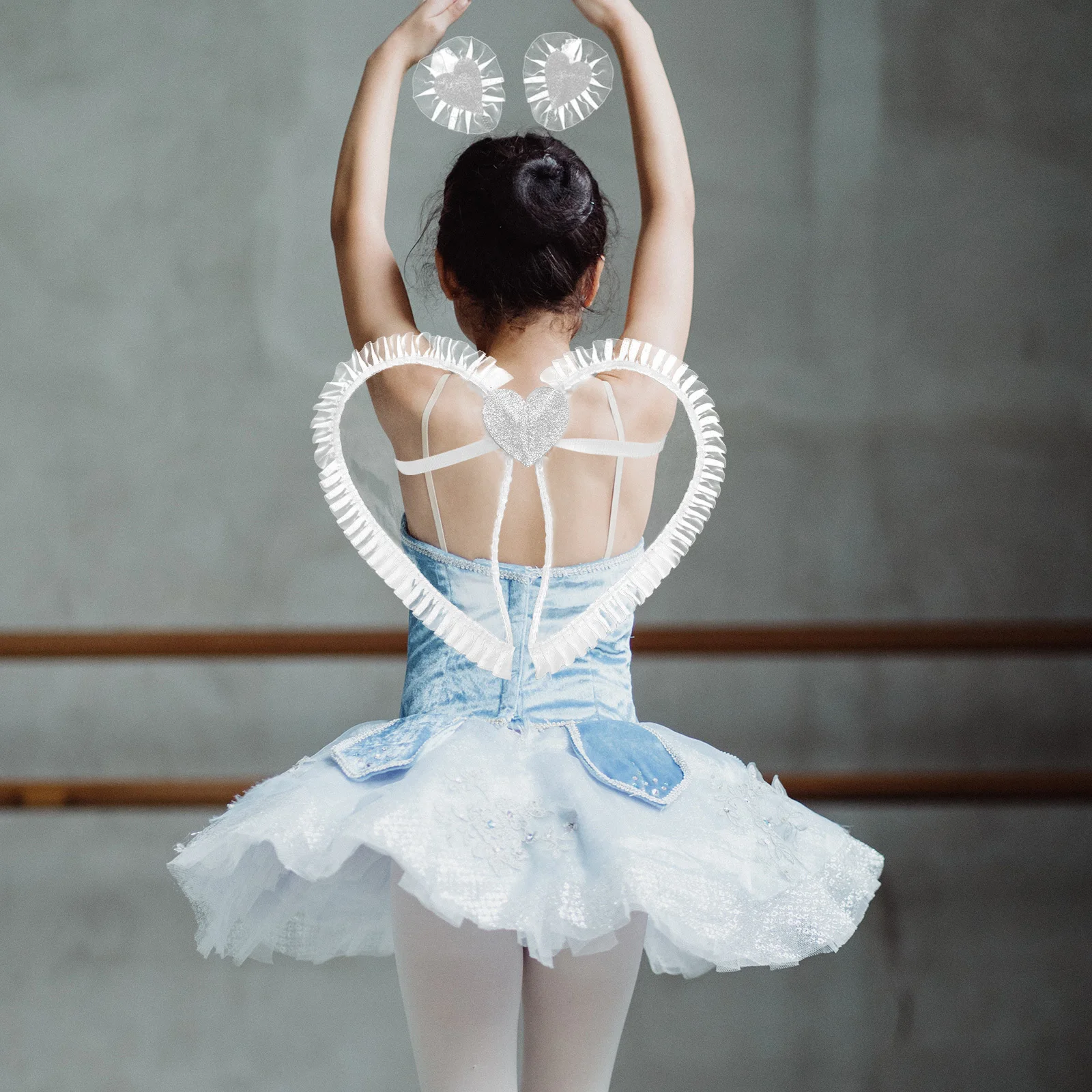 

1Set Kids Fairy Wing Angel Wing Prop Costume Accessories Cosplay Headband for Girls Cosplay Headband Costume Props