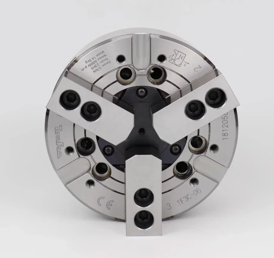 

Taiwan Tonfou 3-jaw Hydraulic Chuck TF3C-06 Large Aperture Chuck Hydraulic Chuck