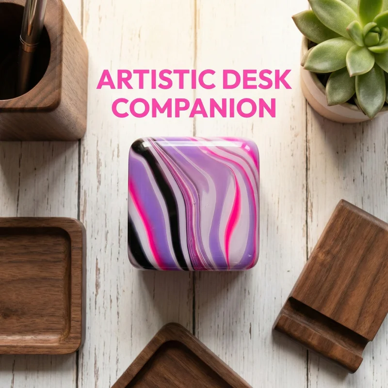 �y�Z�[�����zNeeDoh Style Marble Cube Squishy, Soft Maltose Squeeze Toy, Ice Cube Stress Relief Fidget, Sensory Solid Cube for Autism ADHD