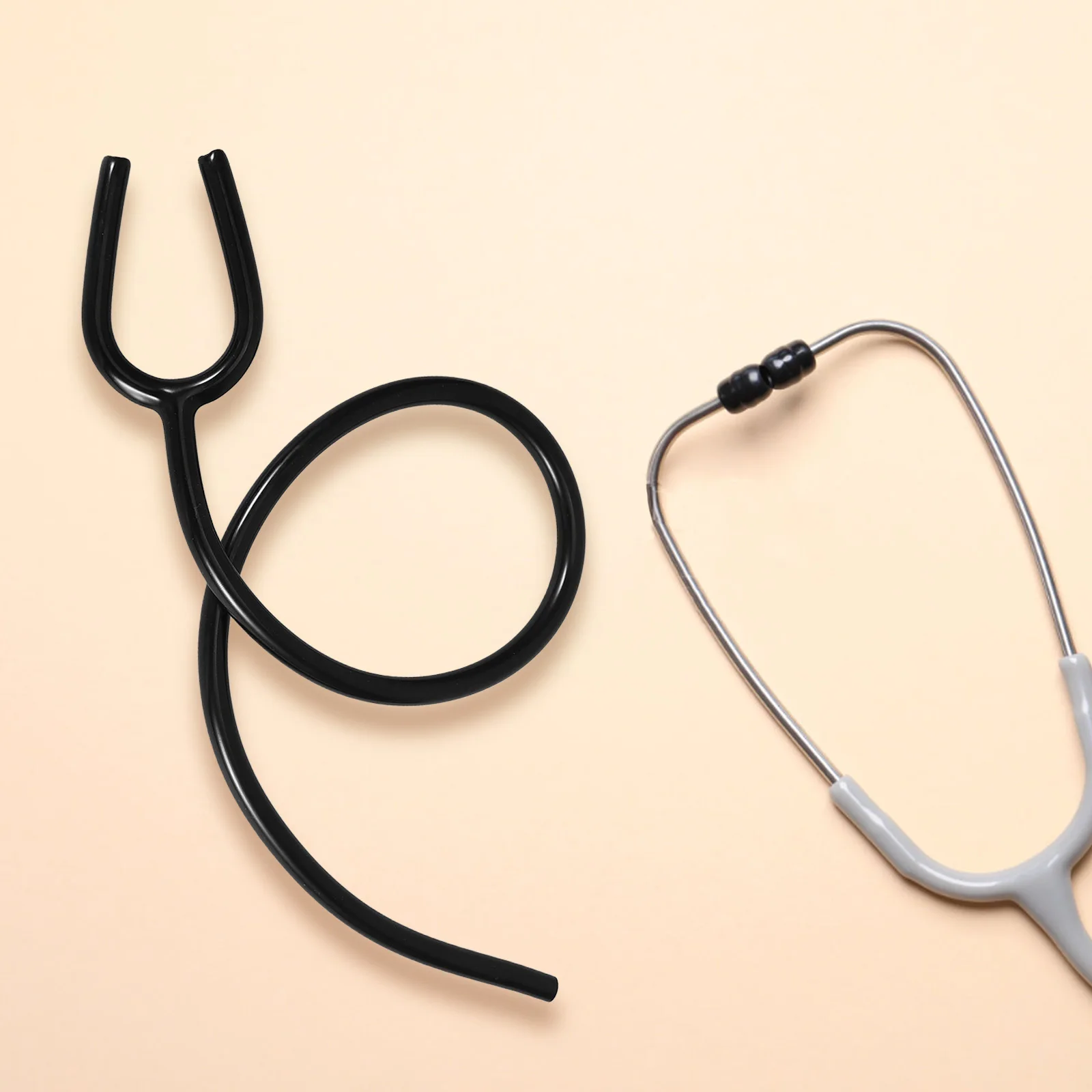 قطعتان من ملحقات سماعة الطبيب PVC أنابيب مرنة على شكل حرف Y لاستبدال ناقل الصوت الدقيق المتوافق مع معظم الأجهزة