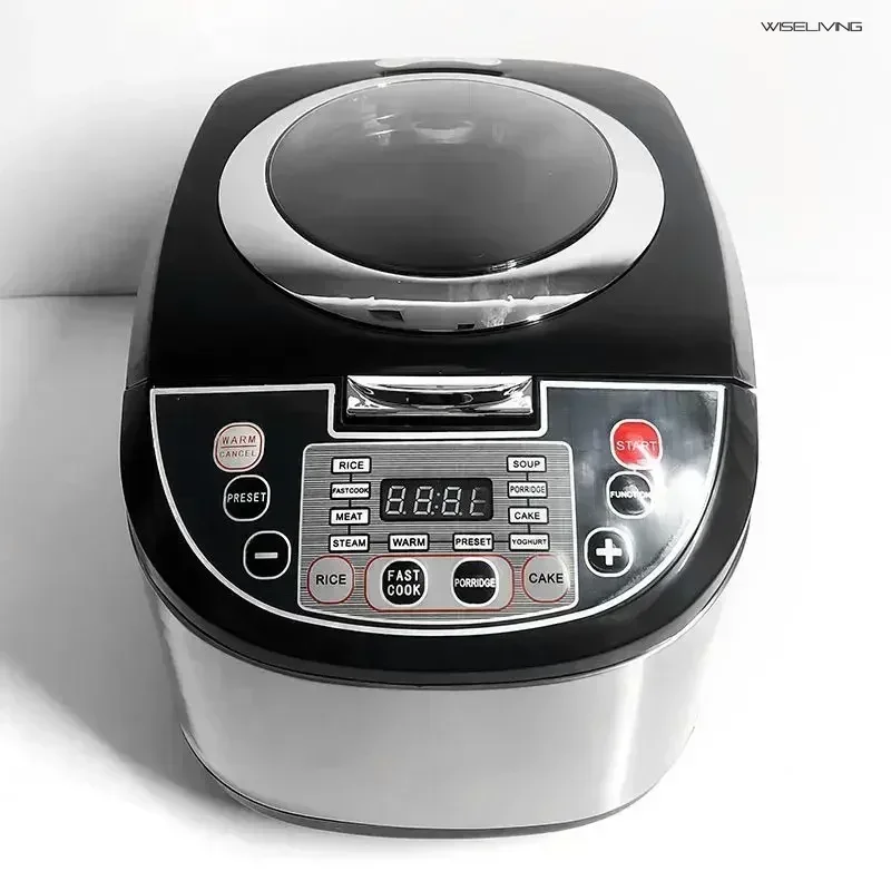 Intelligent large-capacity rice cooker with multi-function for cooking congee and soup.