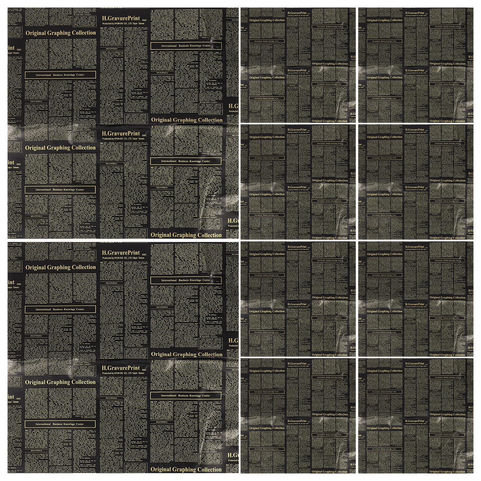 

20 Sheets Floral Wrapping Paper Vintage Newspaper Flower Bouquet Wrap For Gifts Decorative Packaging Material Bouquet Wrapping