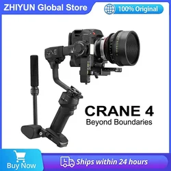 Zhiyun Crane 4 3-axis Handheld Camera Gimbal Stabilizer Touchscreen Portrait Vertical Shooting for Sony Nikon Canon DSLR Camera