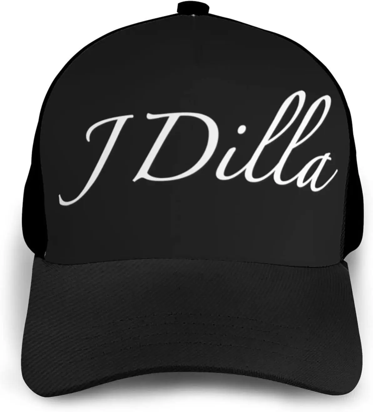 J Dilla Baseball Cap Hip Hop Athletic Curved Brim Baseball Hat Cap Dad Hats for Men Women Black