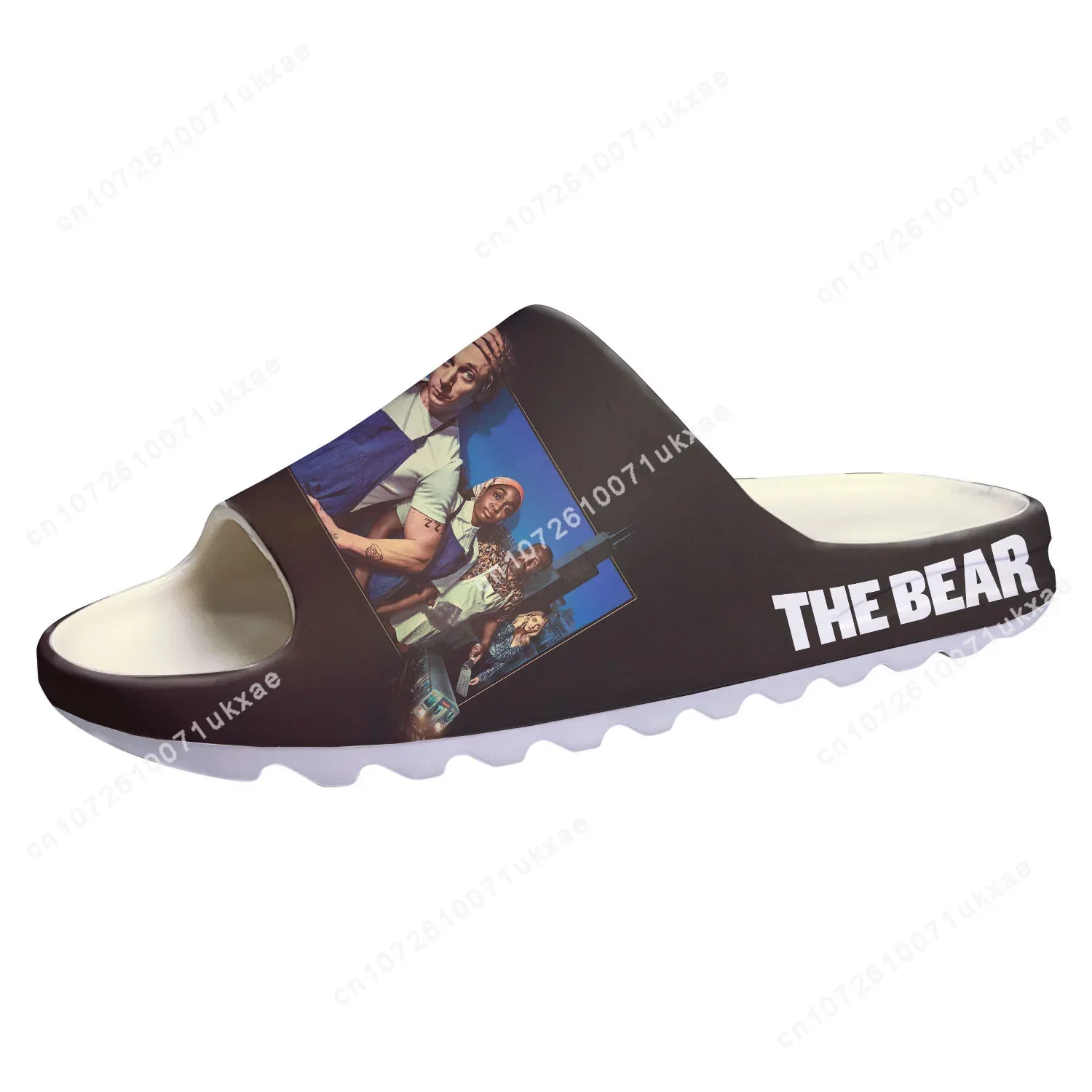The Bear Soft Sole Sllipers Home Clogs Jeremy Allen White Step On Water Shoes Mens Womens Teenager Step in Customized Sandals