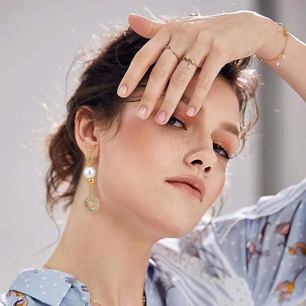 24pcs Transparent U Type Earring Findings for Non-Pierced Earrings