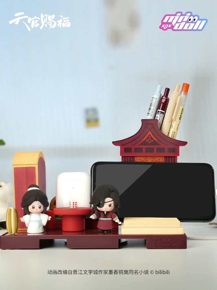 New Original Tian Guan Ci Fu Tgcf Hua Cheng Xie Lian Mini Space Phone Holder Support Desktop Storage Display Figure Toy Gift