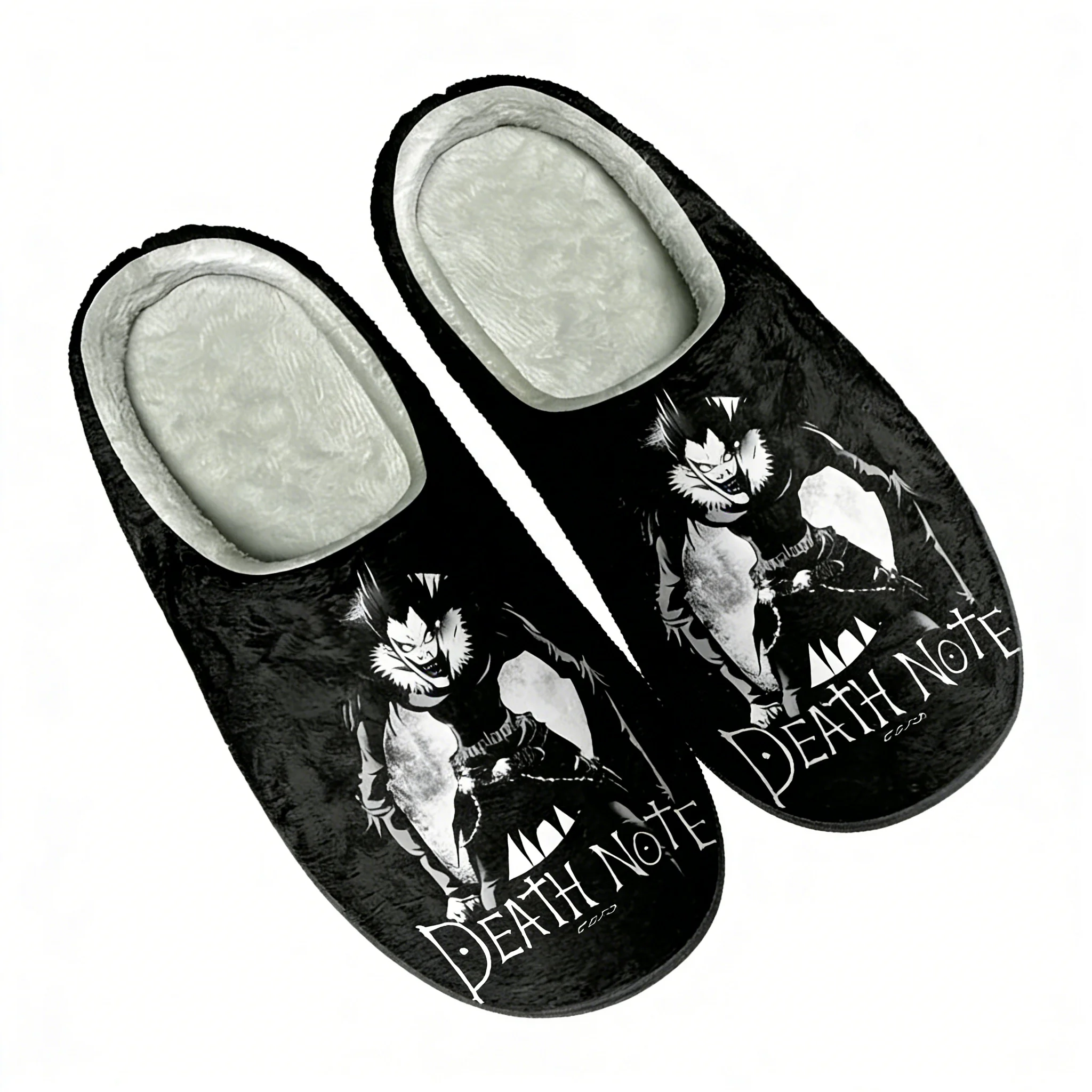 

Winter Warm Men Flats Cotton Slippers Cartoon Pattern Home Non-Slip Indoor Cozy Footwear Couple Women Classic Slides Slippers