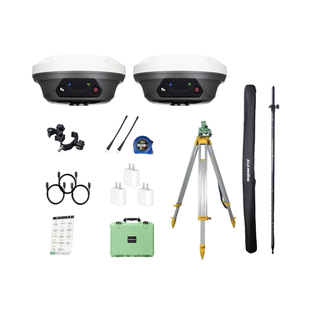 Receiver 1408 Channels IP68 Waterproof Land Survey Equipment X1 RTK Base And Rover