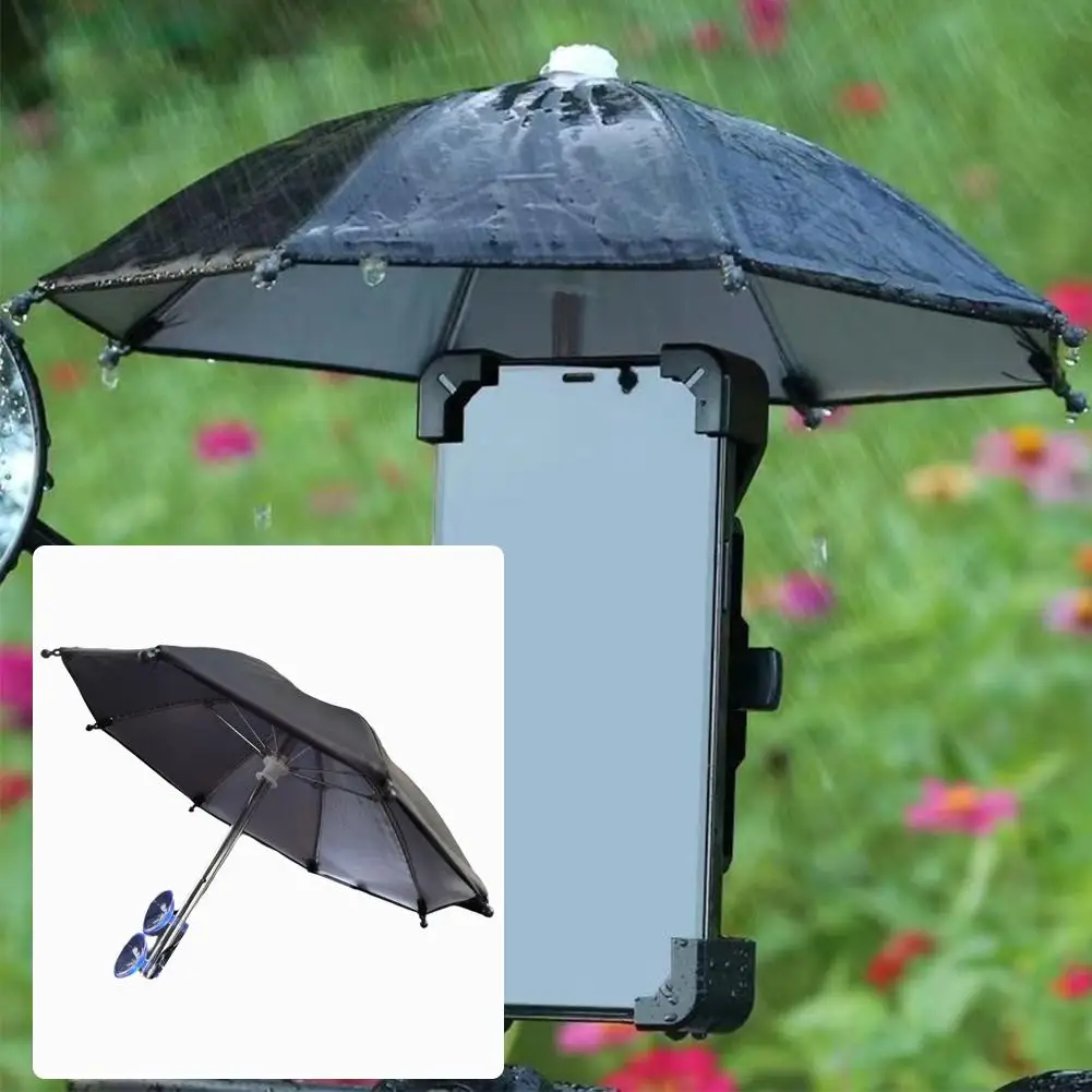 Multi-color Mobile Phone Sunshade Umbrella With Suction Phone Stands Cover Mount Outdoor Cup Sun S5G9