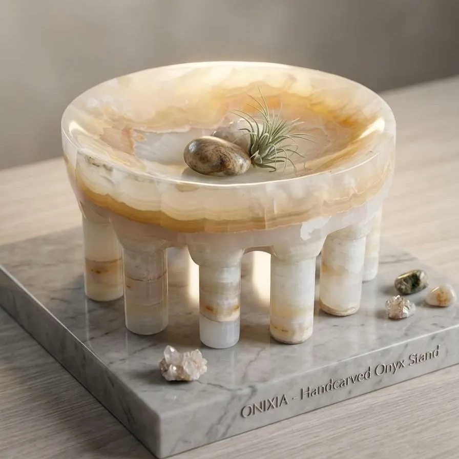 Heavy craftsmanship natural jade fruit plate storage home coffee table bar high-end fruit plate