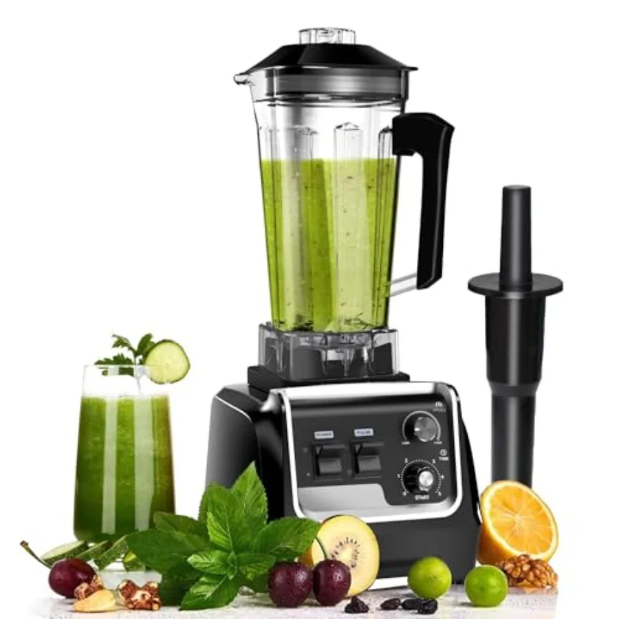 Professionelle Mixer für die Küche, 2 l, Smoothie-Mixer mit großer Kapazität, 2200 W, leistungsstarker Heim- und Gewerbe-Arbeitsplattenmixer 68