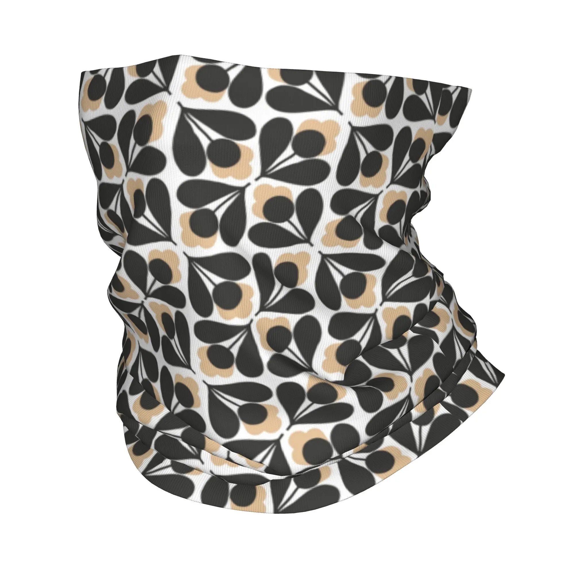 Orla Kiely Sycamore Seed Fuchsia Bandana Winter Neck Warmer Women Wrap Face Scarf Hiking Scandinavian Geometric Gaiter Headband