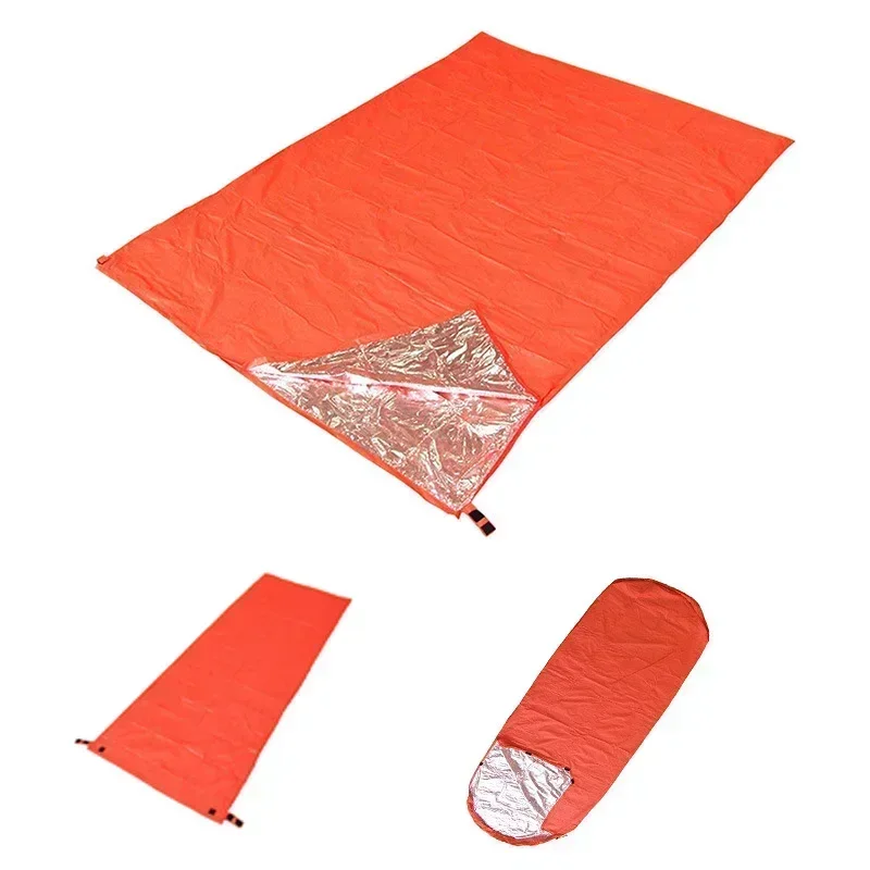 Reusable Camping Ultralight Sleeping Bag Survival Tourism Hiking Climbing Single Sleeping Bag Keep You Warm Pouch 200 * 72cm