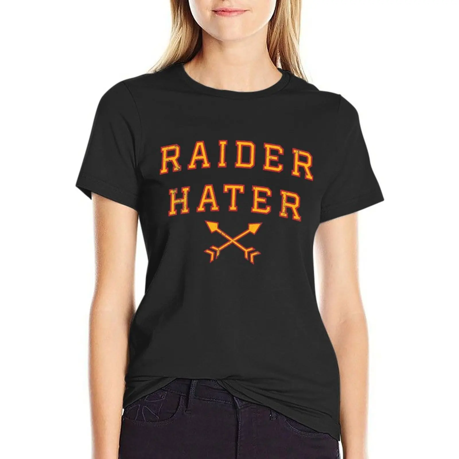 Raider Hater T-Shirt graphics vintage clothes woman t shirt