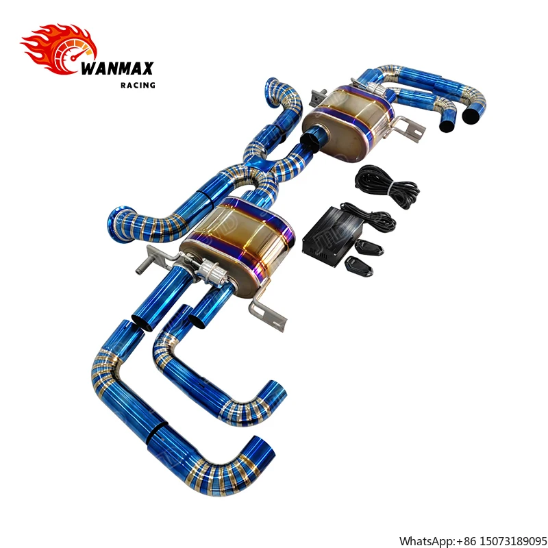 

Высокопроизводительная выхлопная система Valvetronic из титанового сплава для R8 V10 2017-2023 гг., спортивная система с клапанами Gen 2 R8 V10
