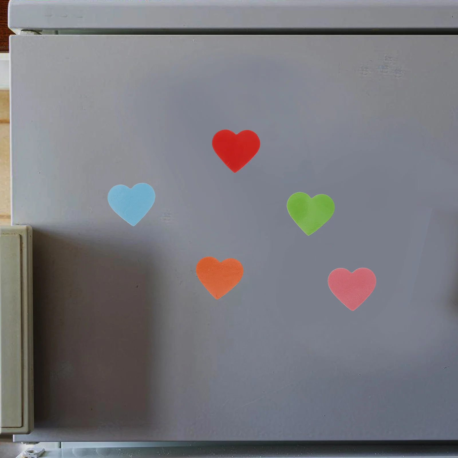 

120 Pcs Love Fridge Magnet Stickers Heart Photo Magnets Rubber Children's Magnetic