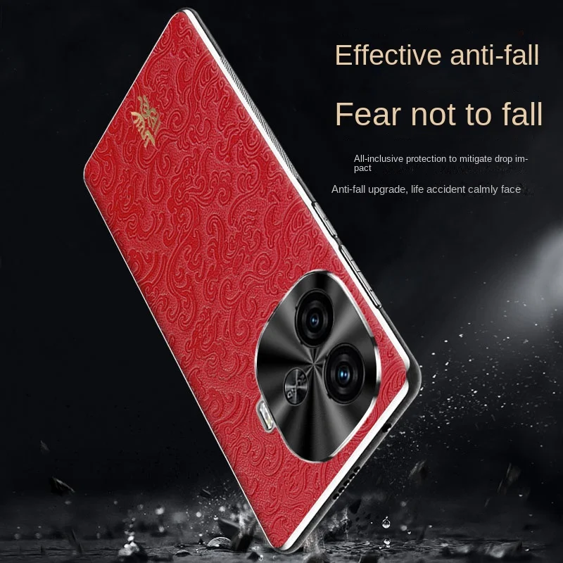 Luxurious dragon patterned leather electroplated frame Back Cover For vivo Y200 GT Y200t Y200i Fall prevention Phone Case