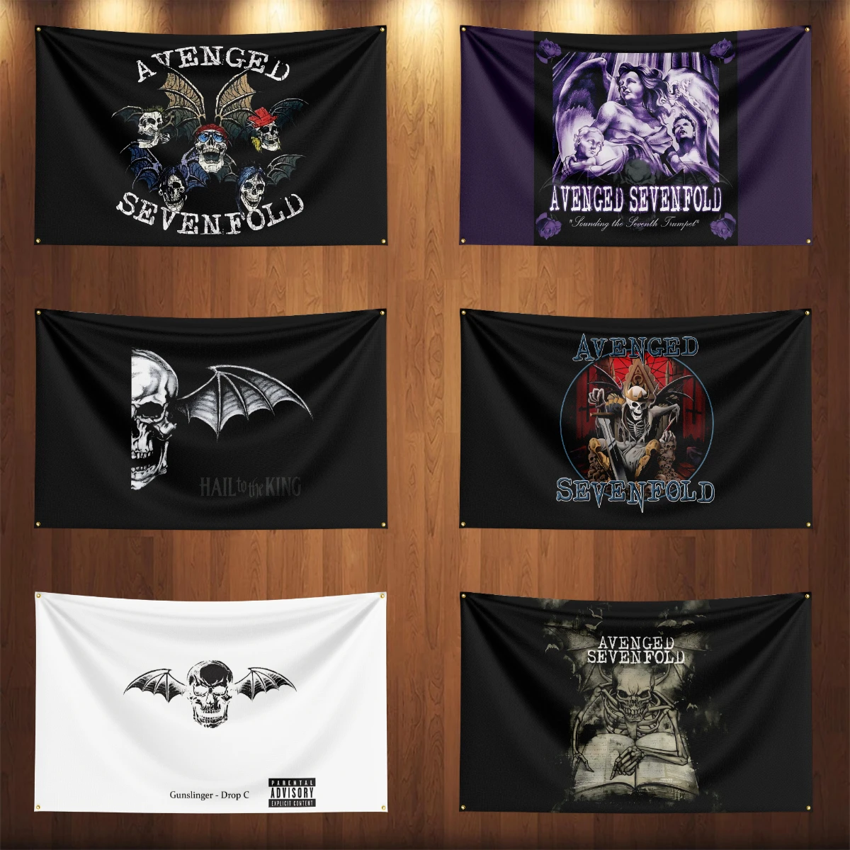 3x5 Ft Heavy Rock Band A-Avenged Sevenfolds Flag Polyester Digital Printing Banner for Bedroom Wall Art Out Door Tapestry Decora