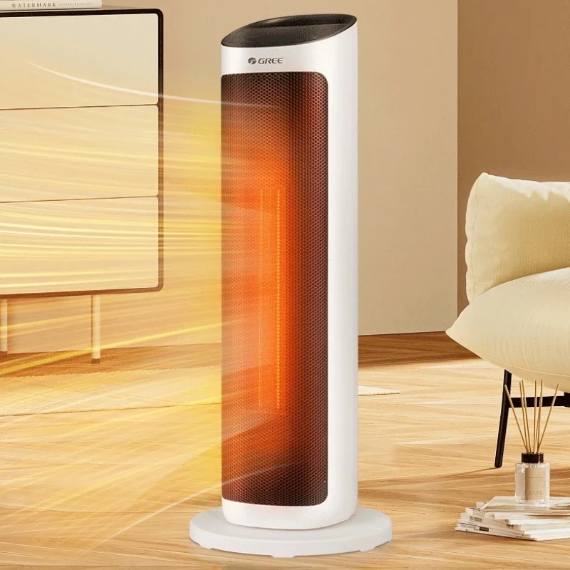 

Smart GREE Electric Heater with Remote Control Digital Display Screen Tower Style Vertical Oscillation Home Heating Device 220V