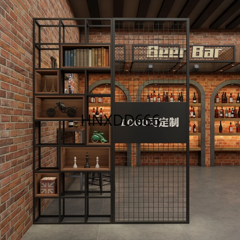 Support de séparation pour écran de bureau en fer forgé