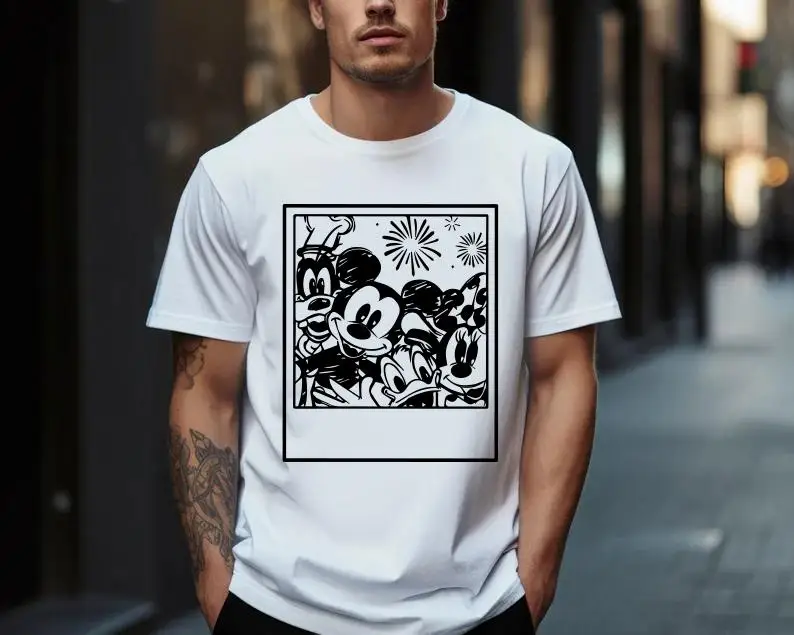 

Retro Disney Characters Polaroid Shirt Disney Polaroid Shirt Mickey and Friends Shirt Disneyland Shirt Daisy Donald Shirt