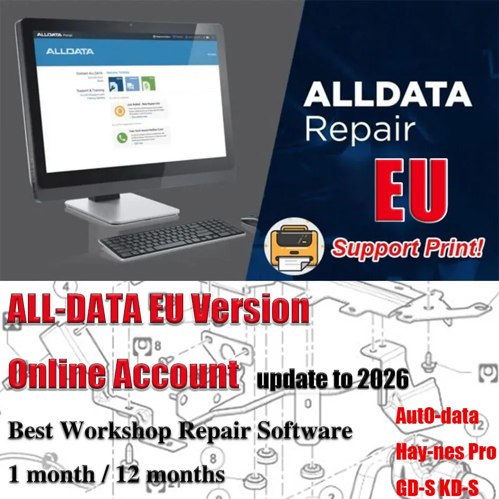 

Онлайн-аккаунт Alldata EU, автоматические все данные, мастерская EU Haynes PRO, программное обеспечение для ремонта автомобилей, база данных, диаграммы автоматической проводки, обновление до 2026 г.