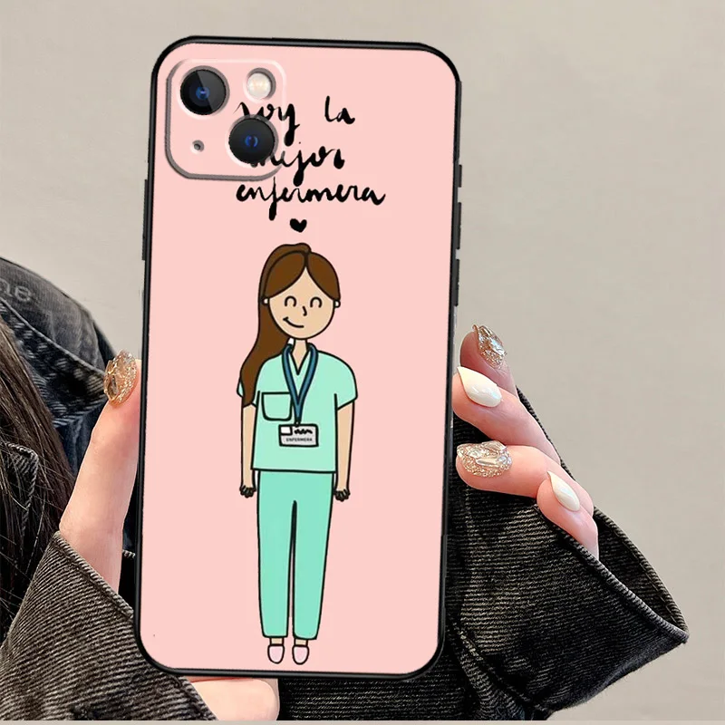 Doctor Nurse Medical Health Cover For iPhone 14 11 12 13 15 16 Pro Max Mini Plus X XR XS Max Case