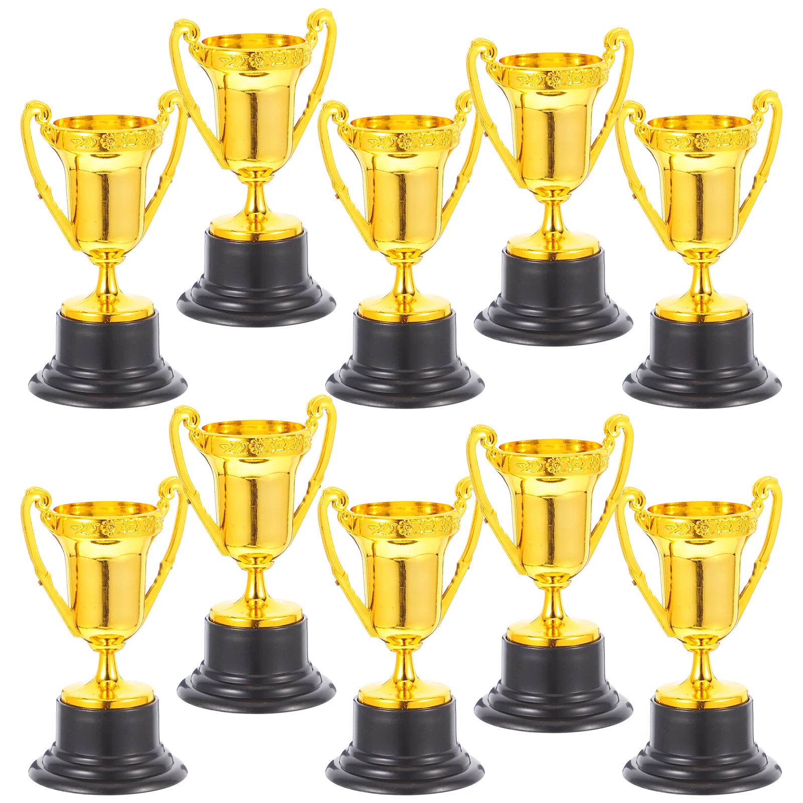 

10Pcs Little Trophy Cups Creative Reward Prizes for School Activities Fun Games Classroom Challenges Party Favors