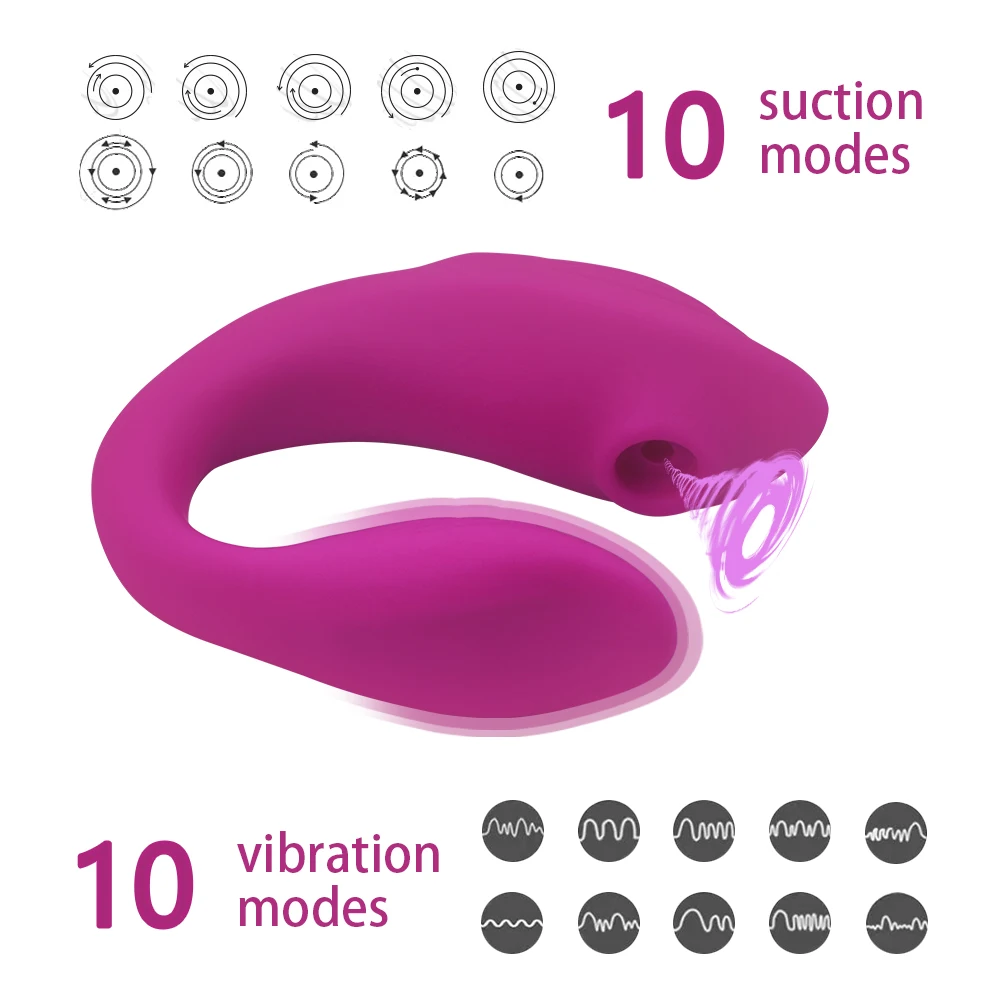 10 Modes Wearable Vagina Sucking Vibrator G Spot Clit Sucker Nipple Clitoris Stimulator Remote Control Oral Sex Toy for Women