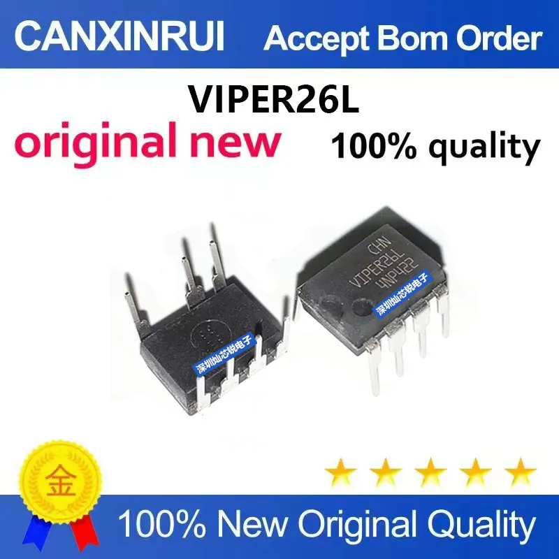 (5-100pieces)Brand New Original VIPER26L VIPER26LN DIP7 Power Management IC