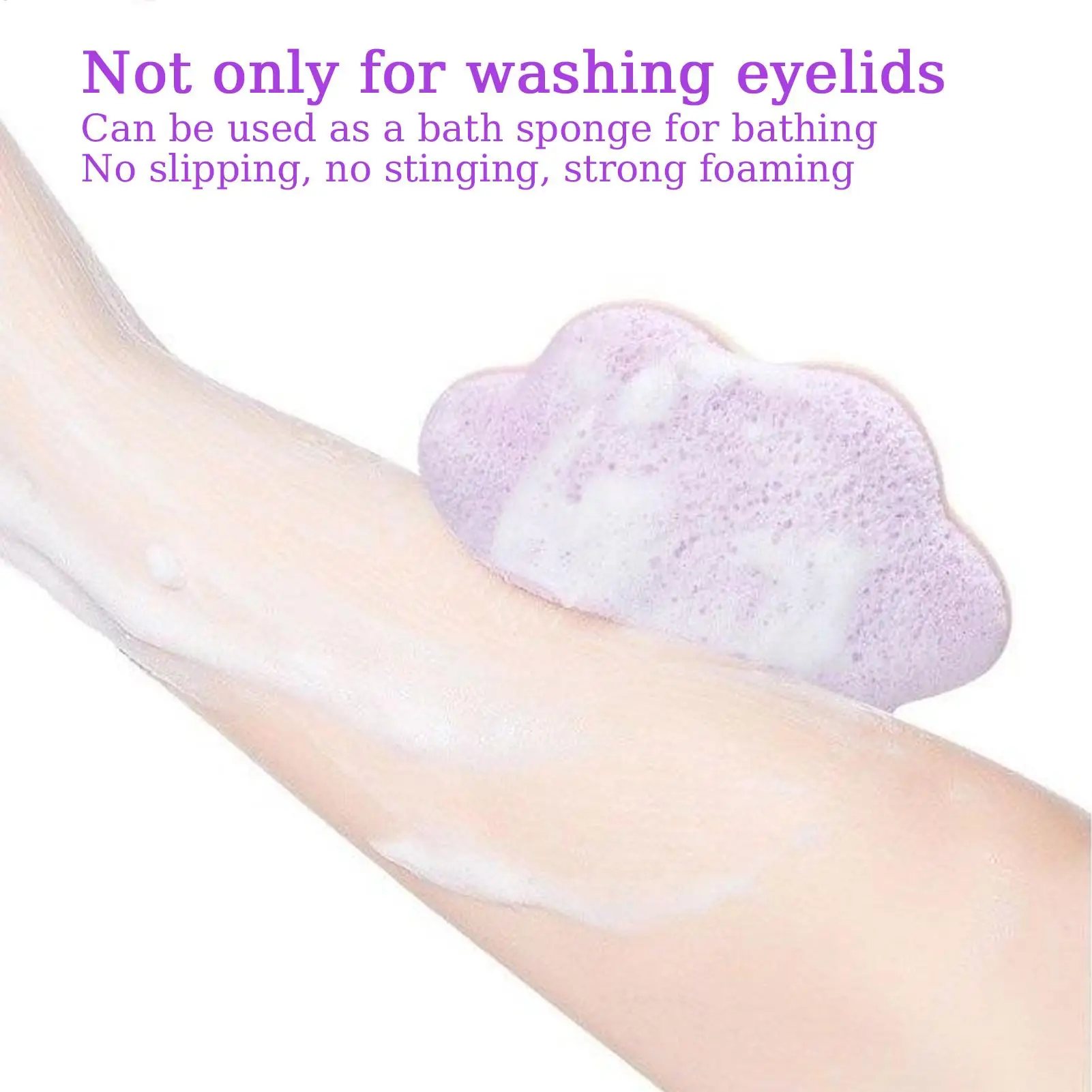 Esponja de limpeza facial ampliada, design de pata de gato, esponjas faciais comprimidas, tipo luva, toalhetes de remoção cosmética para banho