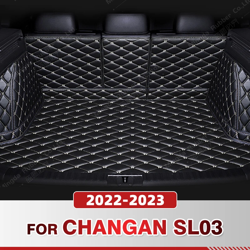 

Auto Full Coverage Trunk Mat For Changan SL03 2022 2023 Anti-Dirty Car Boot Cover Pad Cargo Liner Interior Protector Accessories