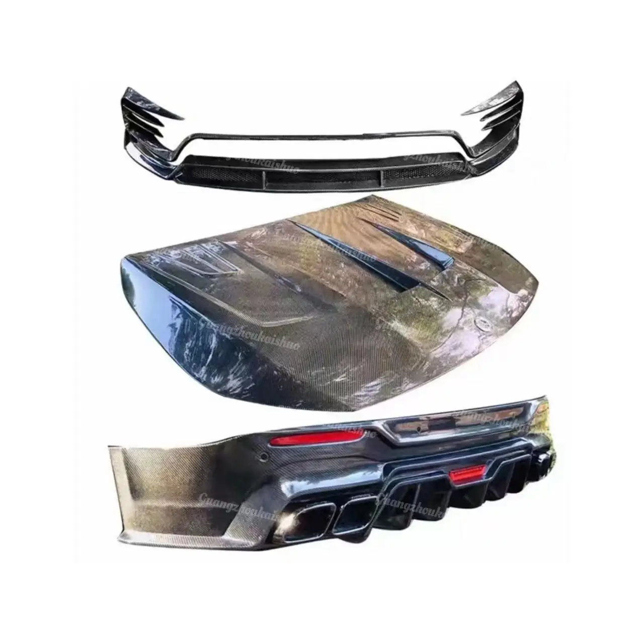 Car Body Kit For Mercedes Benz X247 GLB200 Upgrade GLB180 Style Bodykit Front Lip Grille Rear Spoile Diffuser