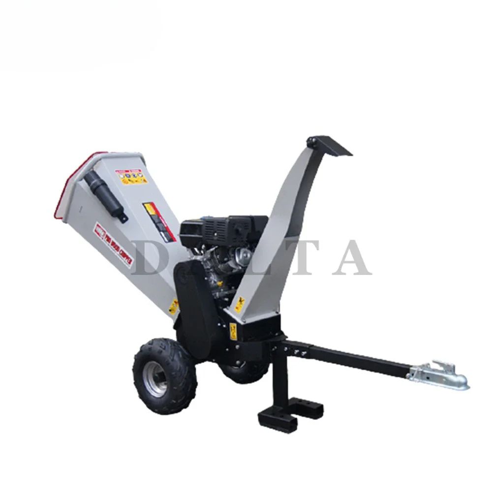 TUV Rheinland CE(MD/EMC/NOISE) 15HP 420cc Gasoline Engine Powered ATV Drum Wood Chipper Shredder Machine/Wood Chipper