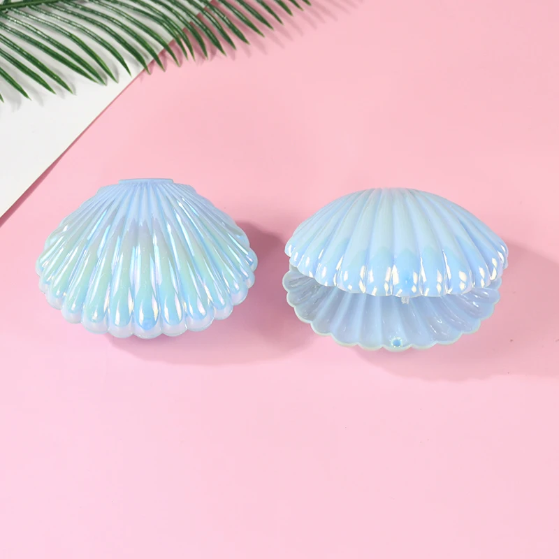 5/10 Stuks Shell-Vormige Snoep Geschenkdoos Meisjes Zeemeermin Verjaardagsfeestje Decor Bruiloft Baby Shower Gunsten Kerst Sieraden Opbergdoos
