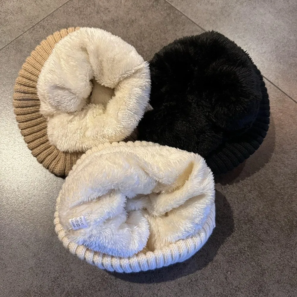 أزياء الدفء الشتاء قبعة محبوك قبعة للجنسين قبعة دافئة في الهواء الطلق التزلج الرياضة الفراء اصطف قبعة صغيرة للرجال النساء هدية #6