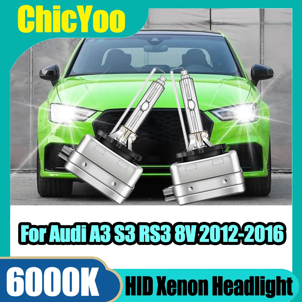 

2 шт. D3S HID ксеноновые фары 35 Вт Автомобильные фары 12 В 24 В Авто фары высокой мощности 6000 К Белый Для Audi A3 S3 RS3 8V 2012-2016