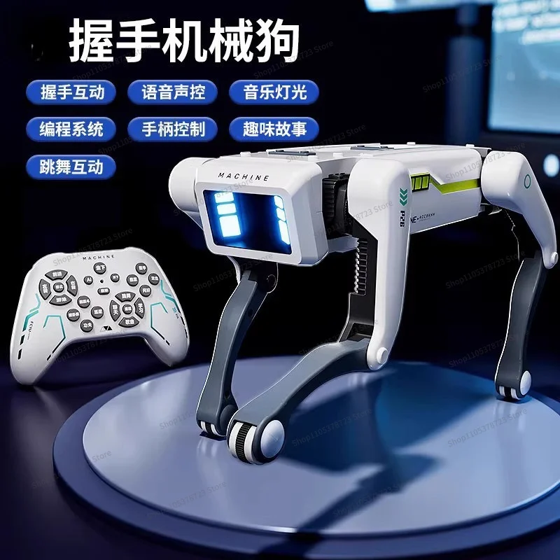 For Simulation Robot Dog Intelligent Voice Handshake Interactive Remote Control Bionic Robot Toy