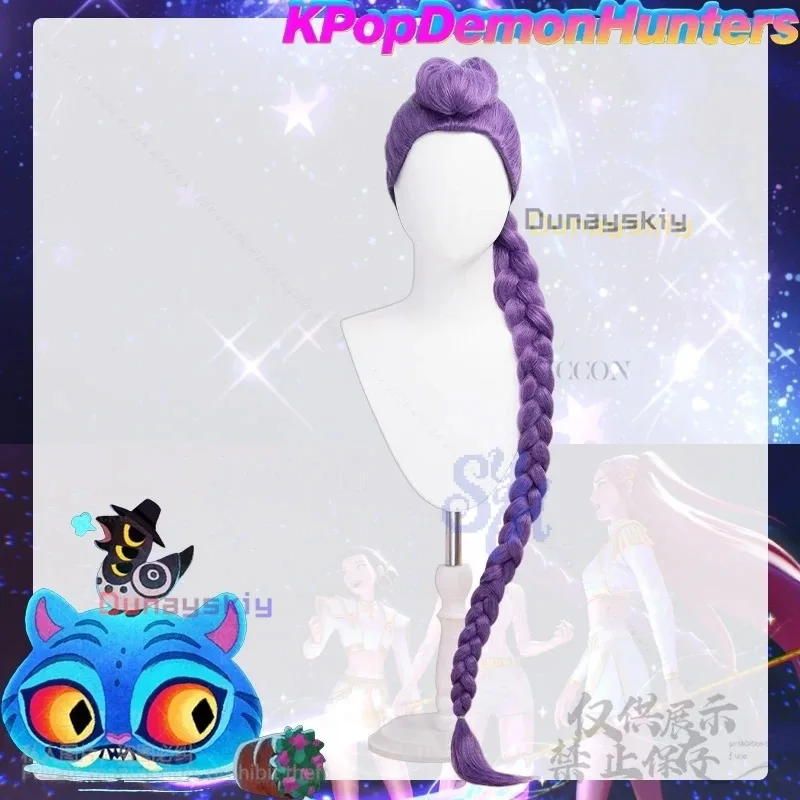 lili 123Kpop Demon Cosplay Anime Movie Huntrix Korea Girls Group Rumi Mira Zoey Y2K Jirai Kei Wigs Props For Fashion Halloween P