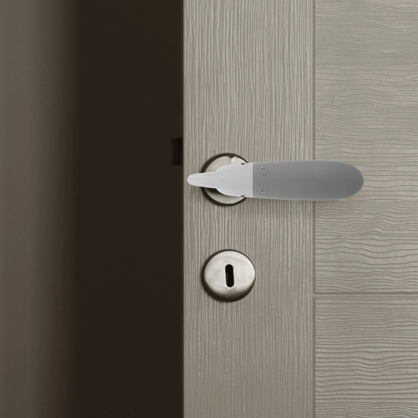 

2Pcs Silicone Door Handle Cover Proof Soft Door Knob Covers Protective Pads Safety Anti-Collision Covers