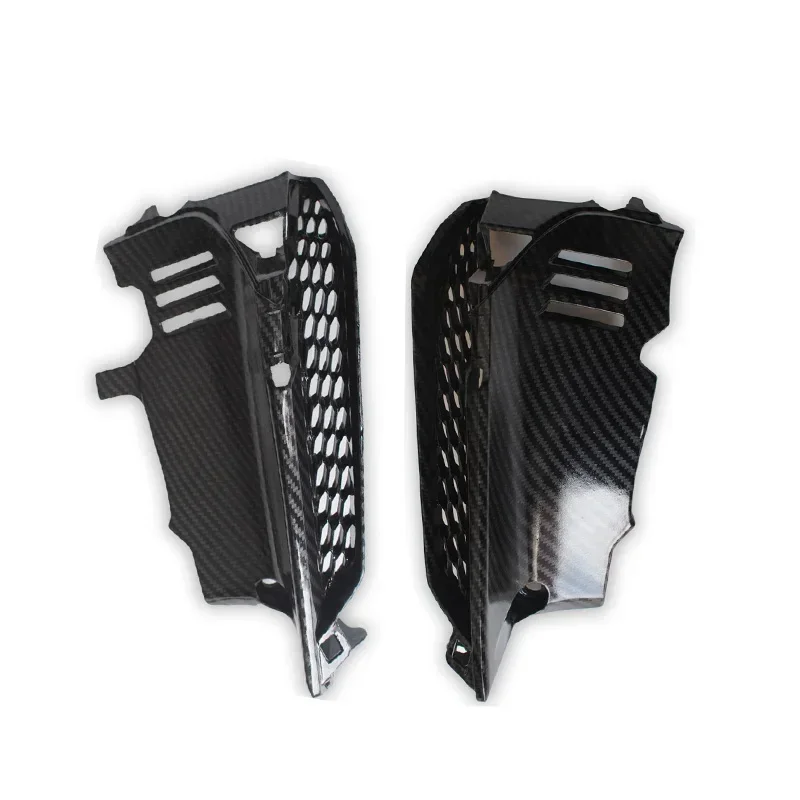 Motorcycle Matte Black & Carbon Fibre Air Vent Panel Trim Fairing Two Styles For Honda CB650F 2017 2018 2019 CB 650F Accessorie