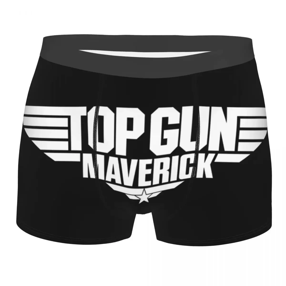 Custom Top Gun Maverick Underwear Men Breathable Tom Cruise Movie Boxer Briefs Shorts Panties Soft Underpants For Homme