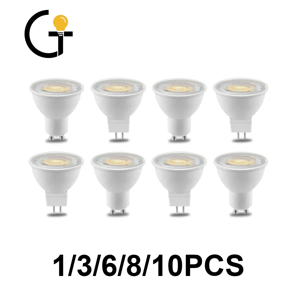 

GU10 MR16 GU5.3 Spotlight 3W 5W 6W 7W 220V Led Bulb Beam Angle 38 Degree for home Energy Saving indoor Light Bulb for Table Lamp